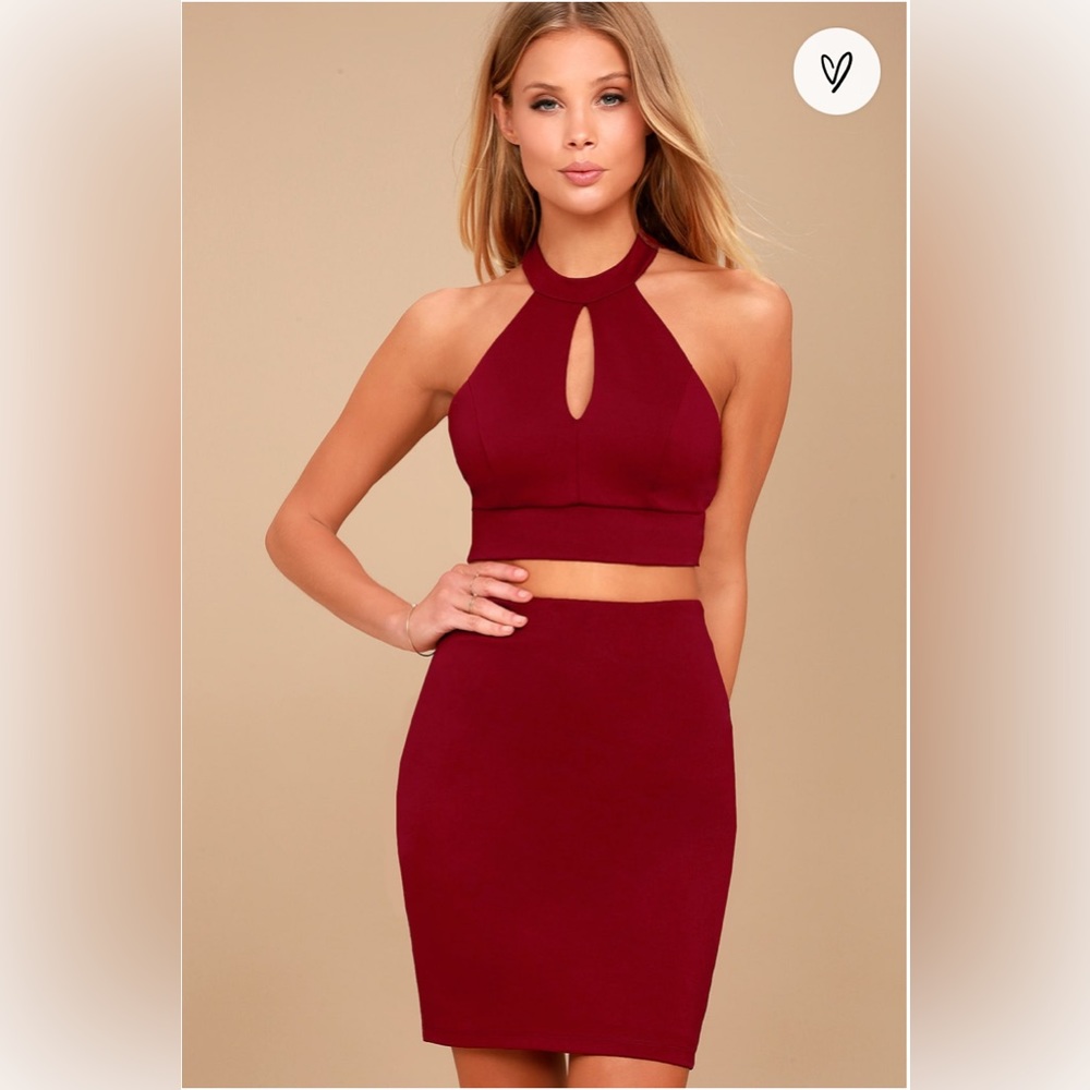 Lulu’s 2 Piece Red Dress